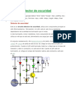 Detector oscuridad LDR