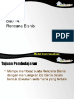 Pertemuan 14 Rencana Bisnis