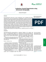 Non invasive evaluation using ultrasound elastography for portal hypertension.pdf