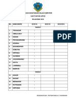 Rekod Kedatangan Kelas Komputer