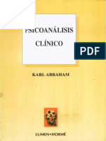Abraham Karl - Psicoanálisis Clínico