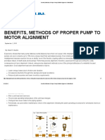 Benefits, Methods of Proper Pump to Motor Alignment - WaterWorld