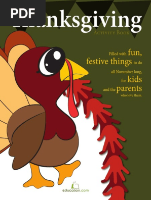 Thanksgiving Activity Book