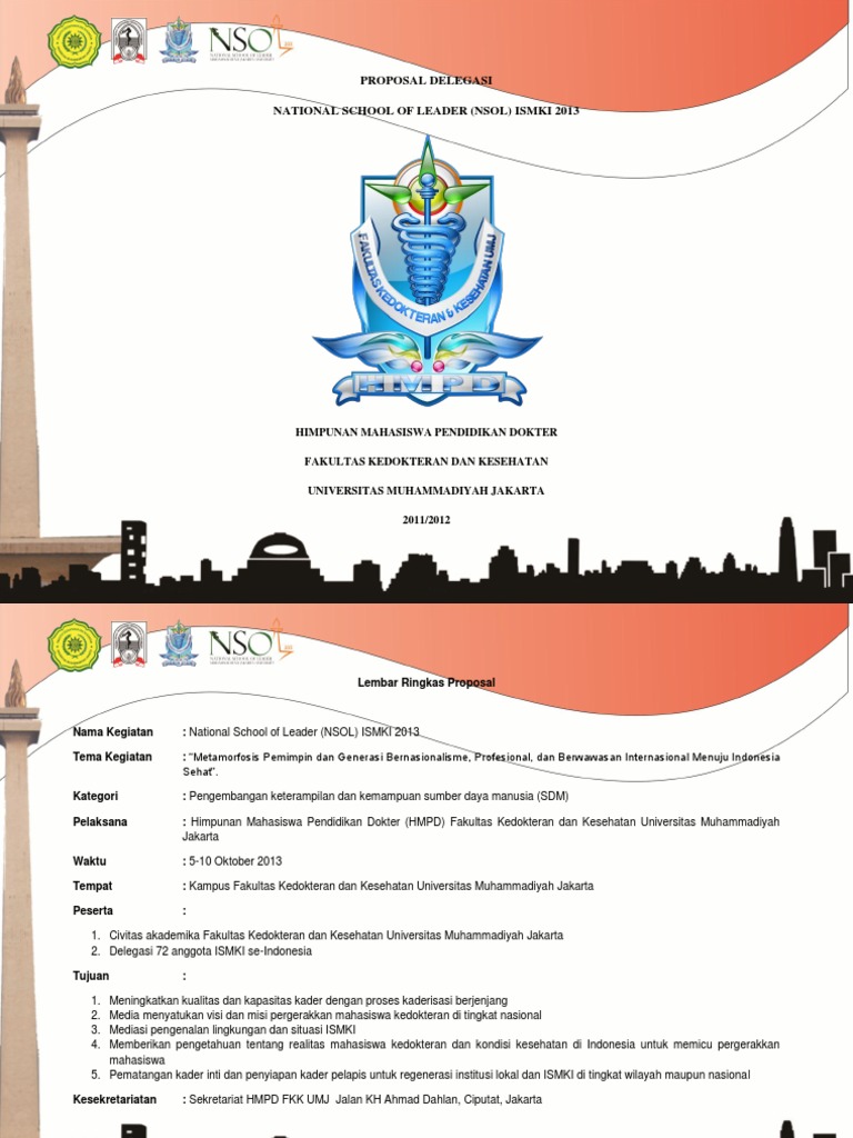 Proposal NSOL ISMKI 2013: Pengembangan Kepemimpinan | PDF