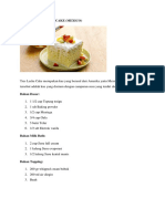 Resep Tres Leches Cake