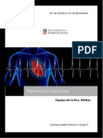 Portafolio de Cardiología Cristiana Isabel Ferreira