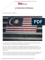Understanding the Federation of Malaysia - A Humble Submission _ the Star Online
