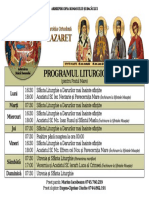 Program Postul Mare 2018