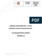 INSTRUCTIVO Actualizar Perfil Campus PDF