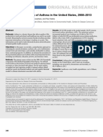 Original Research: The Economic Burden of Asthma in The United States, 2008 - 2013