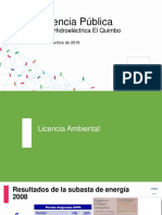 Audiencia Publica Central Hidroelectrica Quimbo