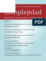 Revista Complejidad 19 - Abril - Junio 2013