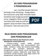 Nilai Bisnis Dari Pengamanan Dan Pengendalian