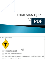 Road Signs Quiz