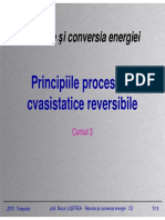 Principiile Proceselor Cvasistatice Reversibile