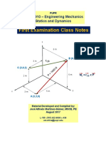 Statics and Dinamics Notes