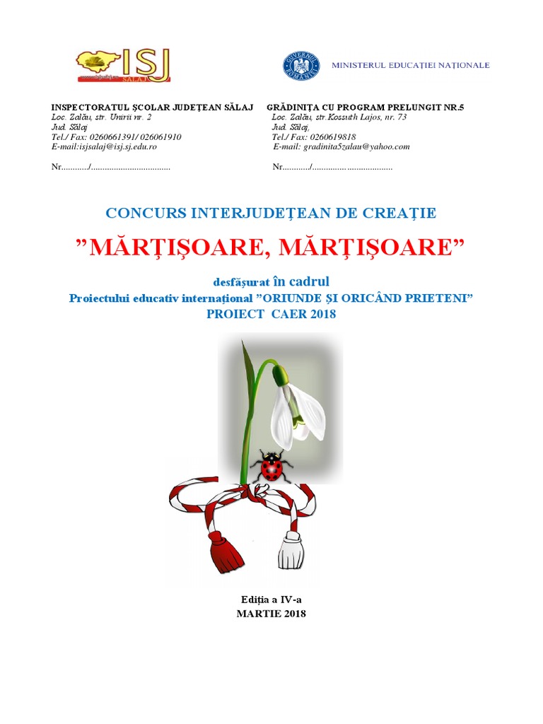 1 Concurs Martisoare 2017 2018