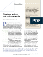 Direct and Indirect Restorative Materials PDF