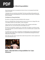 Download Basic Volleyball Official Responsibilities by nurulkhairunie SN37909632 doc pdf