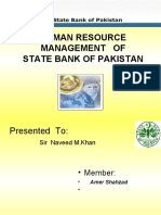 Human Resource Management of State Bank of Pakistan