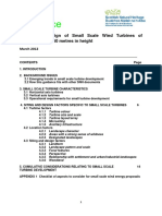 Guidance: Siting and Design of Small Scale Wind Turbines of Between 15 and 50 Metres in Height
