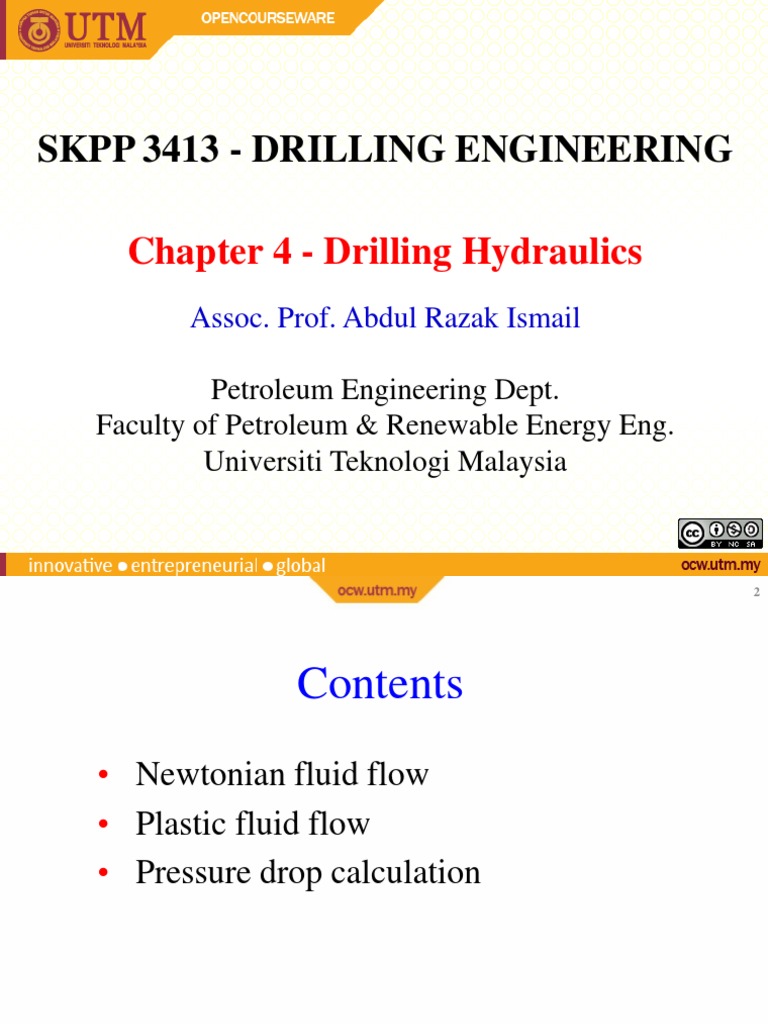 Drilling Hydraulics and Pressure Calculations | PDF | Fluid Dynamics ...