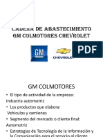 Cadena de Abastecimiento GM Colmotores Chevrolet
