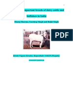 Download Know About Important Breeds of Cattle and Buffalos in India by Dr MANOJ SHARMA SN37910717 doc pdf