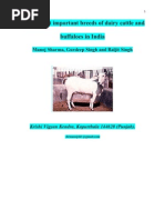 Download Know About Important Breeds of Cattle and Buffalos in India by Dr MANOJ SHARMA SN37910717 doc pdf