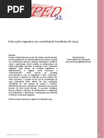 ROCHA, Simone. Educação Eugenica Na Constituição Brasileira de 1934