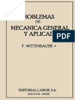 Problemas de Mecánica General y Aplicada - F. Wittenbauer - 1ra Edición PDF