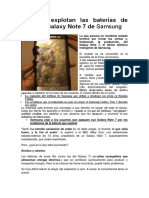 Por qué explotan las baterías de teléfono Galaxy Note 7 de Samsung.docx