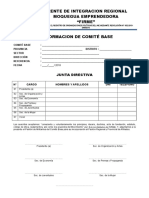 FIRME-Estructura Comité Base 2018