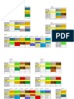 Horario de Clases Esquema