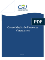 Consolidacao de Pareceres Vinculantes - Atualizacao