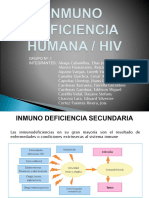 Inmunodeficiencia Secundaria - VIH