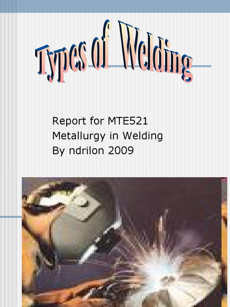 Types Welding PDF