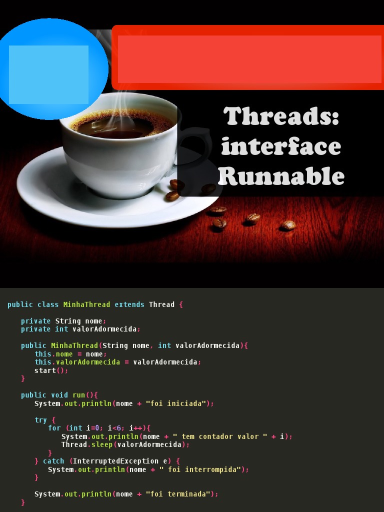 Curso de Java: Threads: Interface Runnable | PDF | Thread (Computing ...