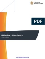 CIS Docker 1.6 Benchmark v1.0.0