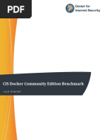 CIS Docker Community Edition Benchmark v1.1.0