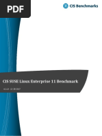 CIS SUSE Linux Enterprise 11 Benchmark v2.1.0