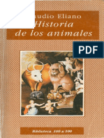 Eliano-Historia de Los Animales,Libros 1,2,3 y 8