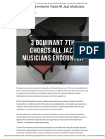 3 7th Acorde Dominante Types All Jazz Musicians Encounter - Aprenda Los Estándares Del Jazz