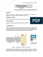 Sistema de cintas transportadoras con control PLC