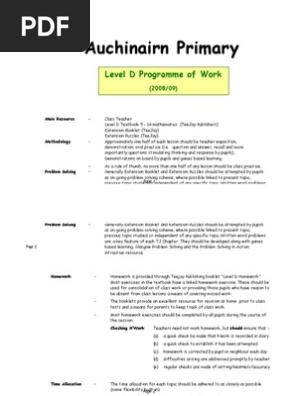 Level D Course Cwk Wp Geometry Teachers