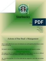 Starbucks: Presented By: Group No. 8
