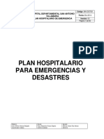 Plan Hospitalario Para Emergencias Año 2014