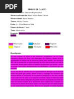 Diario de Campo Maria Jaraba