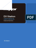 Maxtor D3 Station - User Manual-EN - E01 - 19 12 2015 PDF