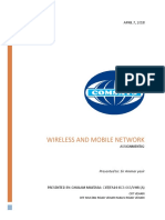 Wireless and Mobile Network Assignment 2 # 1G, 2G, 3G, 4G